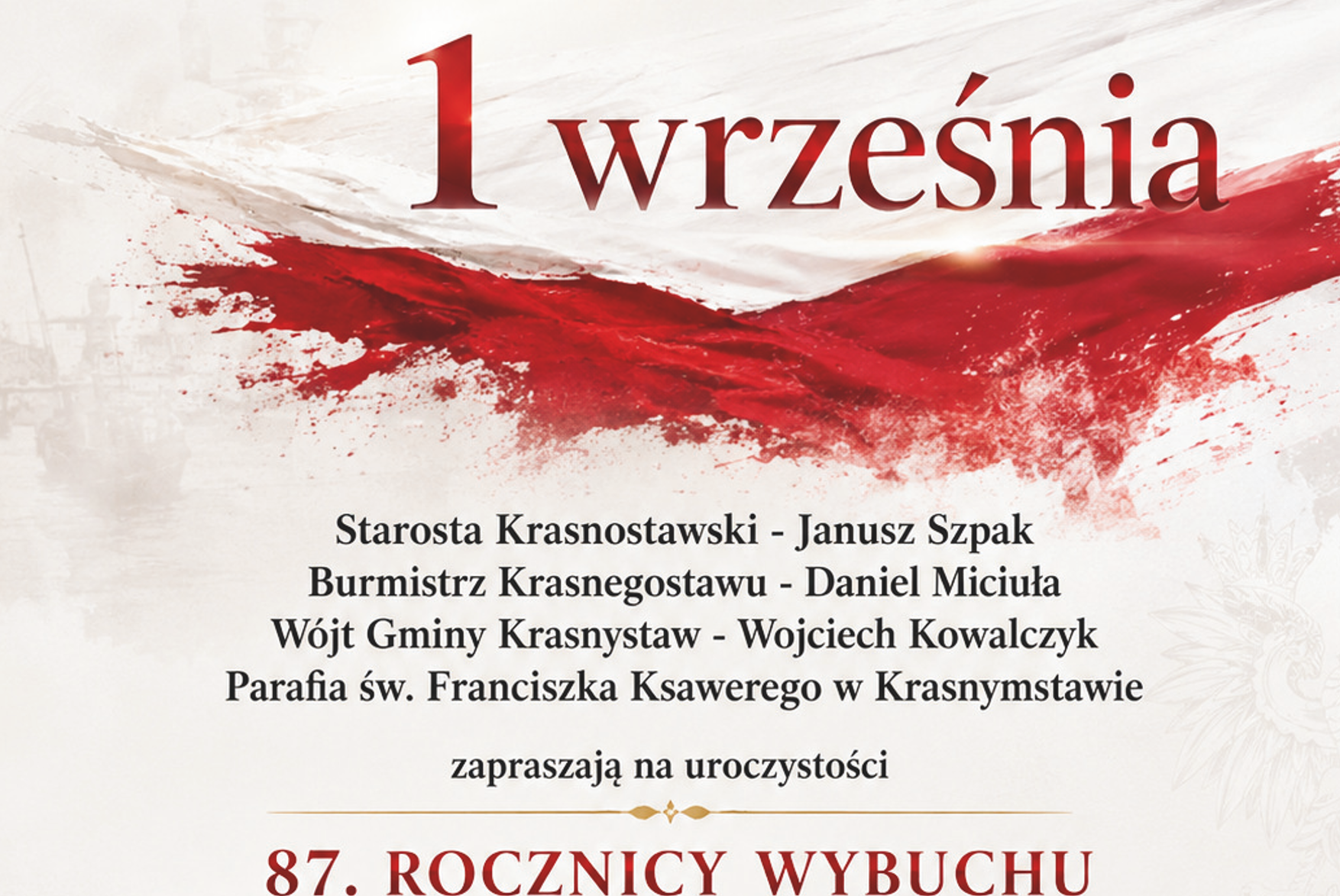87 Rocznica Wybuchu II Wojny Światowej