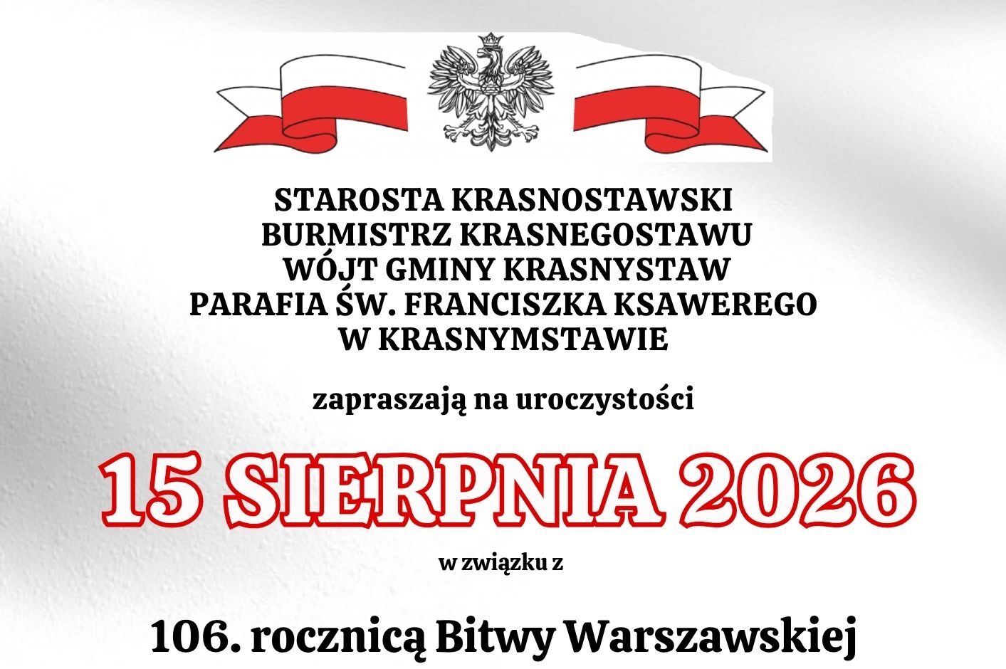 106 Rocznica Bitwy Warszawskiej