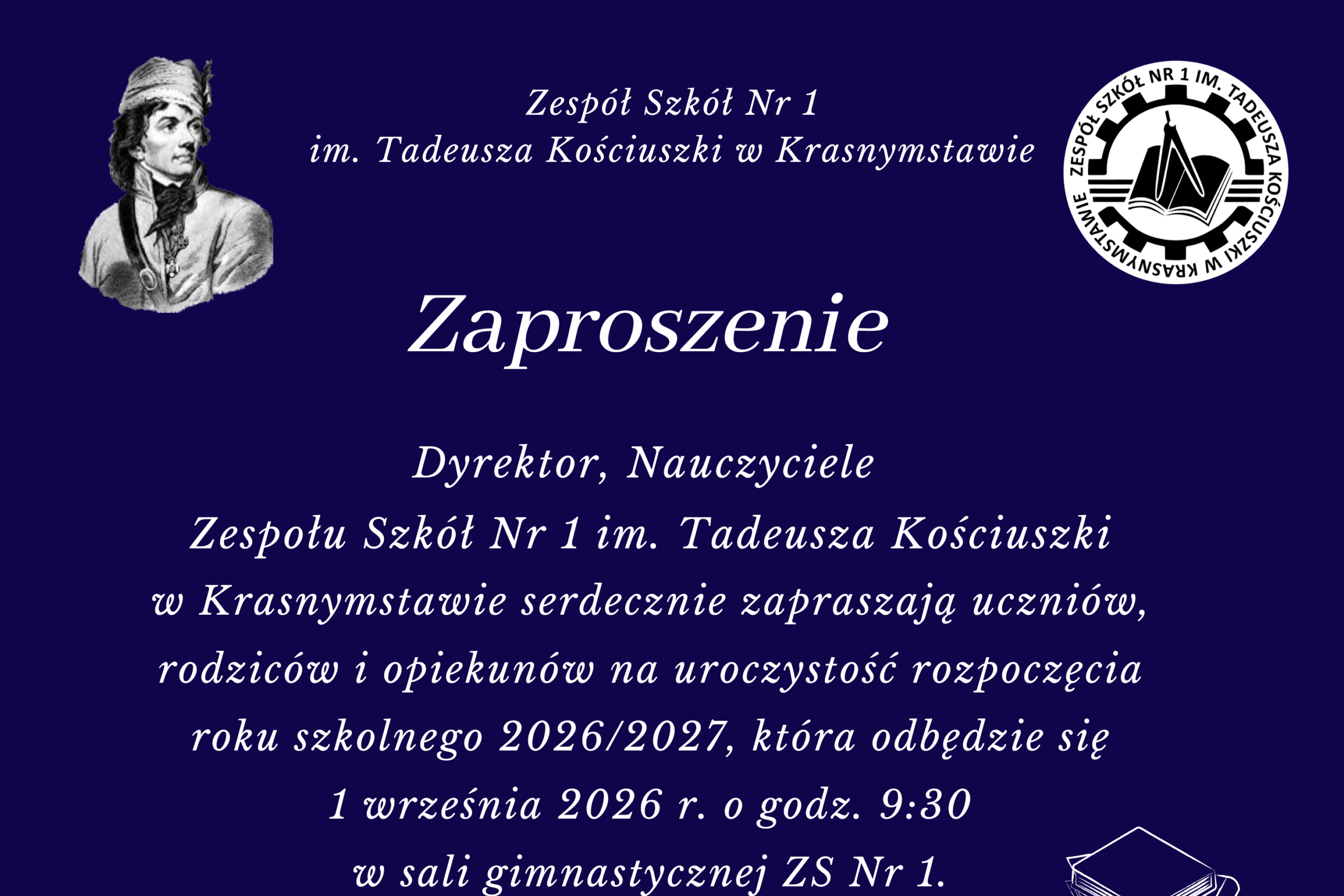 Uroczystość rozpoczęcia roku szkolnego 2026/2027